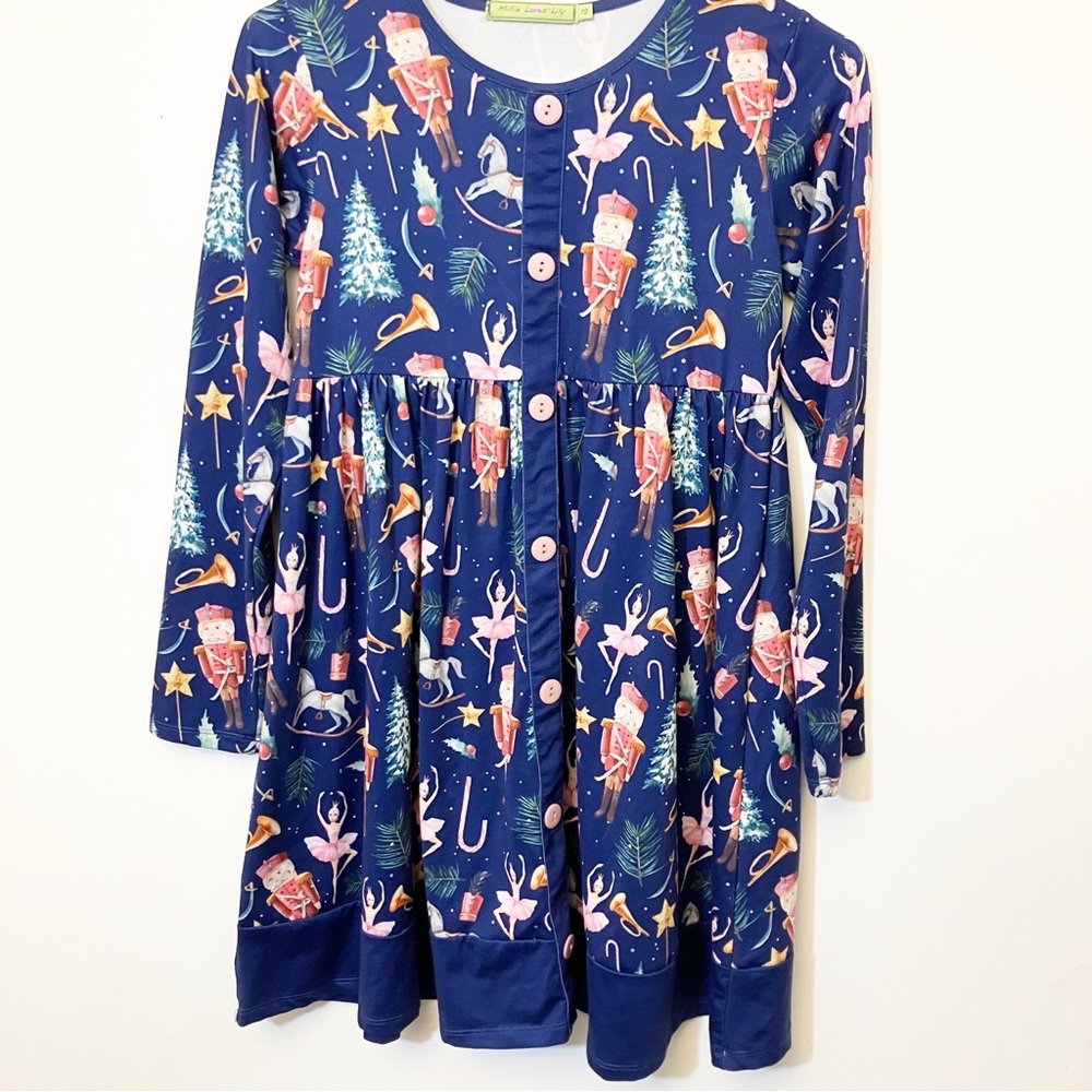 Millie loves Lily nutcracker dress 12y
